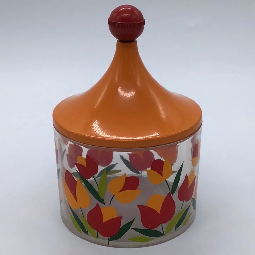 Vintage Acrylic MCM Canisters Set Of 4 - Picture 13 of 15